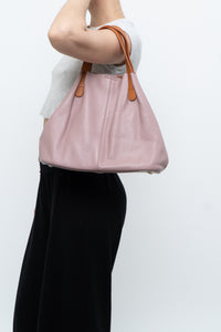 Vintage x Blush Pebble Leather Purse
