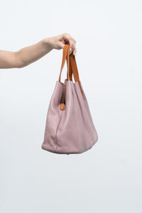 Vintage x Blush Pebble Leather Purse