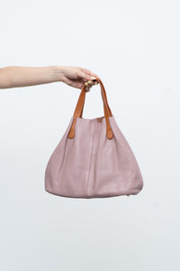 Vintage x Blush Pebble Leather Purse