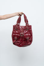 Load image into Gallery viewer, Vintage x LE CHATEAU Faux Red Leather Oversized Purse