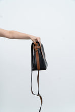 Load image into Gallery viewer, Vintage x FERRE GLANFRANCO Brown, Black Leather Purse