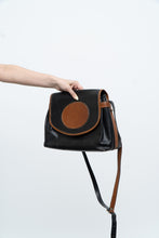 Load image into Gallery viewer, Vintage x FERRE GLANFRANCO Brown, Black Leather Purse