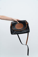 Load image into Gallery viewer, Vintage x FERRE GLANFRANCO Brown, Black Leather Purse