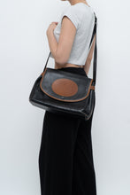 Load image into Gallery viewer, Vintage x FERRE GLANFRANCO Brown, Black Leather Purse