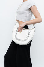 Load image into Gallery viewer, INC x Faux White Leather Chain Purse