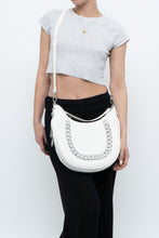 Load image into Gallery viewer, INC x Faux White Leather Chain Purse