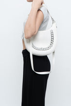 Load image into Gallery viewer, INC x Faux White Leather Chain Purse