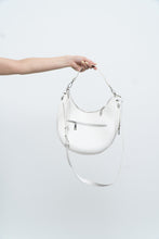 Load image into Gallery viewer, INC x Faux White Leather Chain Purse