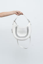Load image into Gallery viewer, INC x Faux White Leather Chain Purse