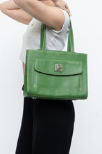 Load image into Gallery viewer, Vintage x DOONEY &amp; BOURKE Green Pebble Leather Purse