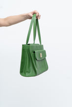 Load image into Gallery viewer, Vintage x DOONEY &amp; BOURKE Green Pebble Leather Purse