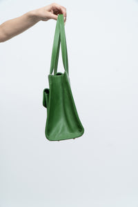 Vintage x DOONEY & BOURKE Green Pebble Leather Purse