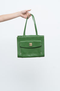 Vintage x DOONEY & BOURKE Green Pebble Leather Purse