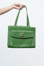 Load image into Gallery viewer, Vintage x DOONEY &amp; BOURKE Green Pebble Leather Purse