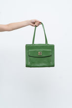 Load image into Gallery viewer, Vintage x DOONEY &amp; BOURKE Green Pebble Leather Purse