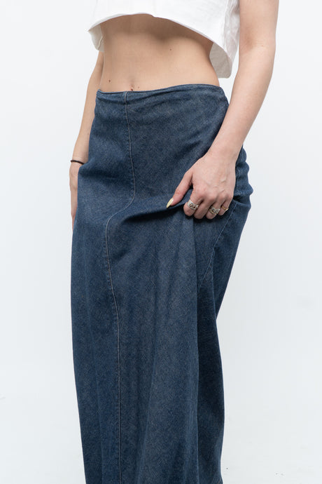 Vintage x JACOB Denim Maxi Skirt (S, M)
