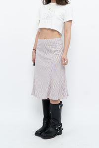 Vintage x GAP Cotton-Blend Polka Dot Skirt (L, XL)