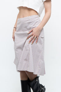Vintage x GAP Cotton-Blend Polka Dot Skirt (L, XL)