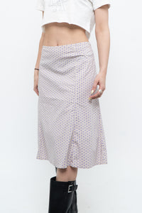 Vintage x GAP Cotton-Blend Polka Dot Skirt (L, XL)