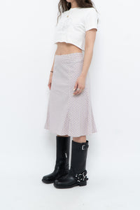 Vintage x GAP Cotton-Blend Polka Dot Skirt (L, XL)