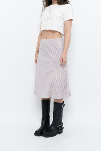 Vintage x GAP Cotton-Blend Polka Dot Skirt (L, XL)
