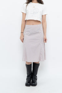 Vintage x GAP Cotton-Blend Polka Dot Skirt (L, XL)