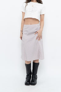 Vintage x GAP Cotton-Blend Polka Dot Skirt (L, XL)