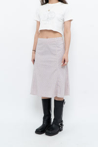 Vintage x GAP Cotton-Blend Polka Dot Skirt (L, XL)