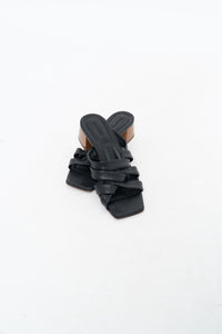 VINCE x Black Butter Leather Strappy Sandals (7)