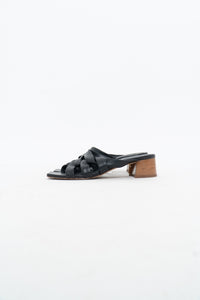 VINCE x Black Butter Leather Strappy Sandals (7)