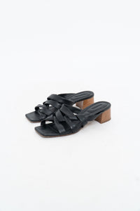 VINCE x Black Butter Leather Strappy Sandals (7)