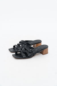VINCE x Black Butter Leather Strappy Sandals (7)