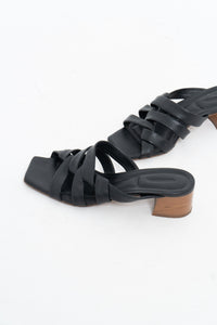 VINCE x Black Butter Leather Strappy Sandals (7)