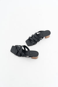 VINCE x Black Butter Leather Strappy Sandals (7)
