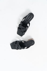 VINCE x Black Butter Leather Strappy Sandals (7)