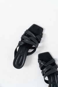 VINCE x Black Butter Leather Strappy Sandals (7)