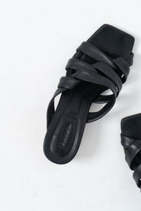 VINCE x Black Butter Leather Strappy Sandals (7)