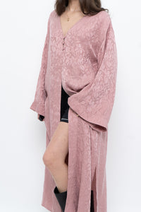 SMASH & TESS x Deadstock Blush Pink Floral Satin Flowy Top (S-XL)