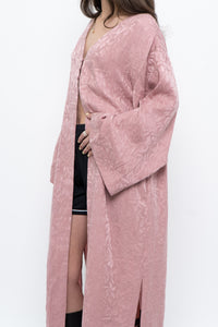 SMASH & TESS x Deadstock Blush Pink Floral Satin Flowy Top (S-XL)