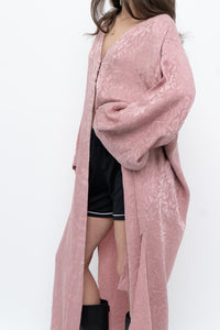 SMASH & TESS x Deadstock Blush Pink Floral Satin Flowy Top (S-XL)