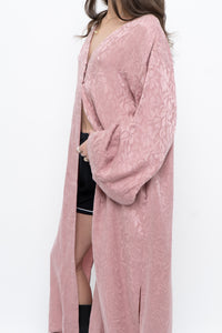 SMASH & TESS x Deadstock Blush Pink Floral Satin Flowy Top (S-XL)