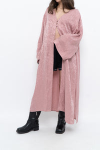 SMASH & TESS x Deadstock Blush Pink Floral Satin Flowy Top (S-XL)