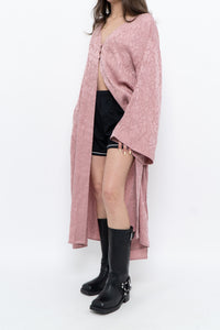 SMASH & TESS x Deadstock Blush Pink Floral Satin Flowy Top (S-XL)