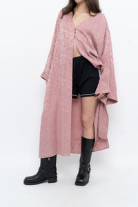 SMASH & TESS x Deadstock Blush Pink Floral Satin Flowy Top (S-XL)