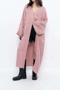 SMASH & TESS x Deadstock Blush Pink Floral Satin Flowy Top (S-XL)