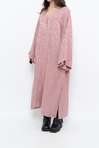 SMASH & TESS x Deadstock Blush Pink Floral Satin Flowy Top (S-XL)