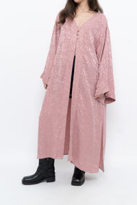 SMASH & TESS x Deadstock Blush Pink Floral Satin Flowy Top (S-XL)
