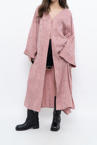 SMASH & TESS x Deadstock Blush Pink Floral Satin Flowy Top (S-XL)