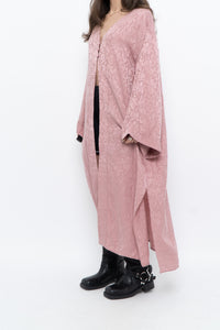 SMASH & TESS x Deadstock Blush Pink Floral Satin Flowy Top (S-XL)