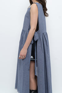 CECIBIRBONA CUCITO A FIRENZE x Denim Apron Dress (S-XL)